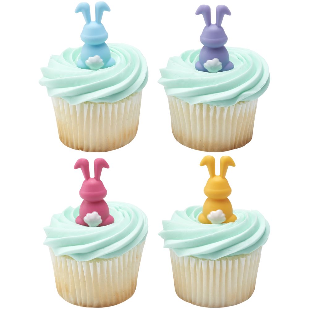 Image Cake Colorful Bunnies