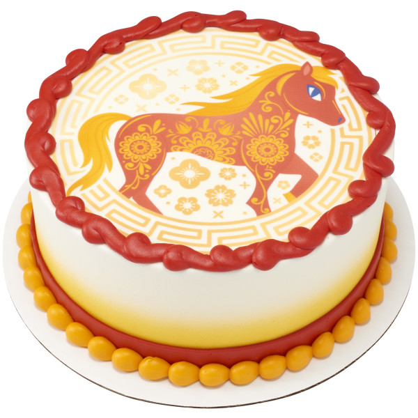 Year of the Horse PhotoCake® Edible Image®