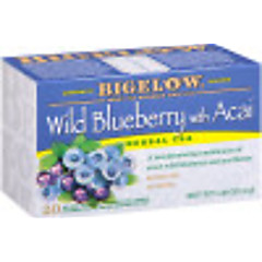 blueberry tea herbal acai teabags boxes total wild case