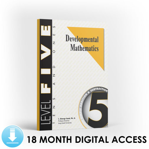 Developmental Math: Level 5 Student Workbook | Tens & Ones: Simple Additions and Subtractions (18 Month Access)