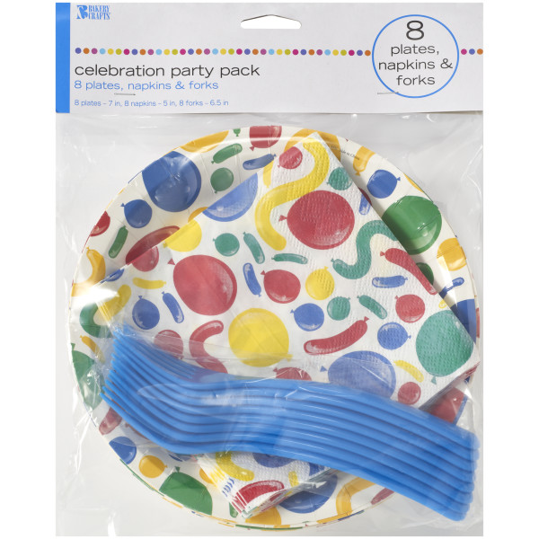 8-Piece Everyday Party Pack Party Favor