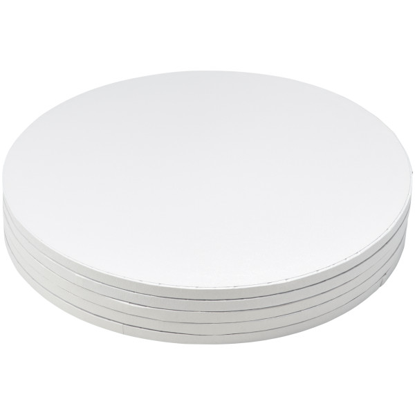 16" Round White Foil Cake Board
