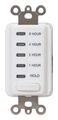 EI200 Series Electronic In-Wall Timers 1/2/4/8 hour White