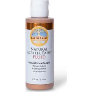 Natural Fluid Acrylik Paint, 4 oz, Copper Mica