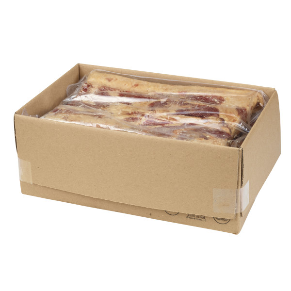 NOBLE STAR RANCH(tm) Bacon, Cob Smoked, 1/2 Slab, 4 pc . C1RM - Front Right Open Case (Hi Res)