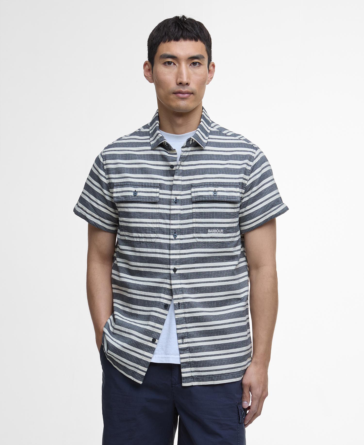 Joshua Striped Short-Sleeved Shirt image number 0