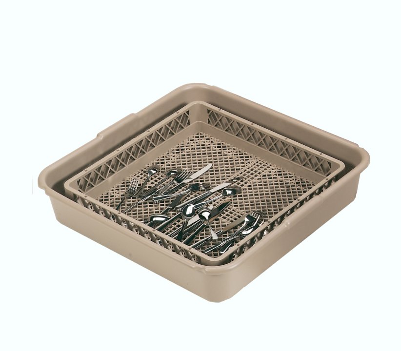 Fullsize flatware soakandwash system with tub and Traex® open rack