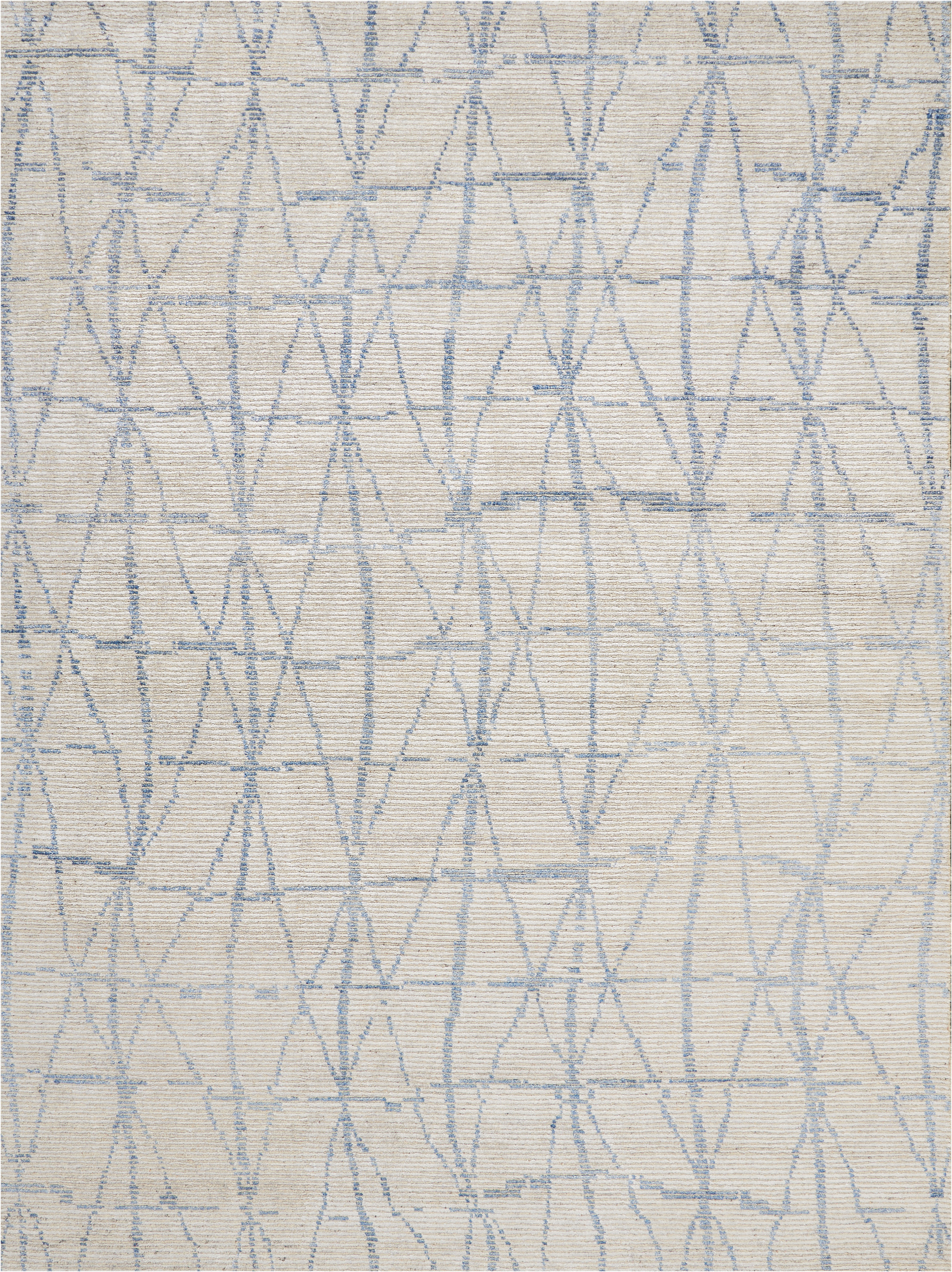 Nourison Ellora 8'6" x 11'6" Sky Scandinavian Indoor Rug