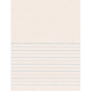 Newsprint Handwriting Paper, Picture Story, 7/8" x 7/16" Ruled Short, 9" x 12", 500 Sheets