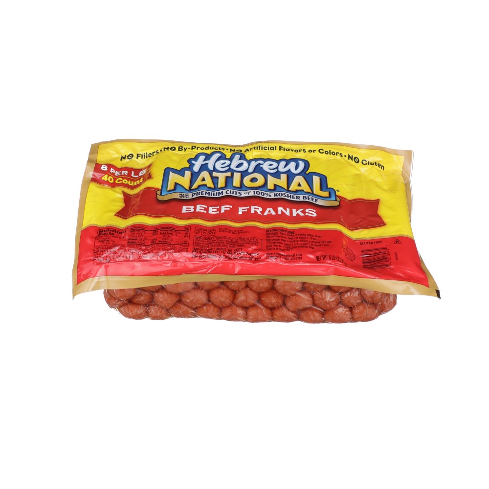 HEBREW NATIONAL Kosher Beef Franks Conagra Foodservice