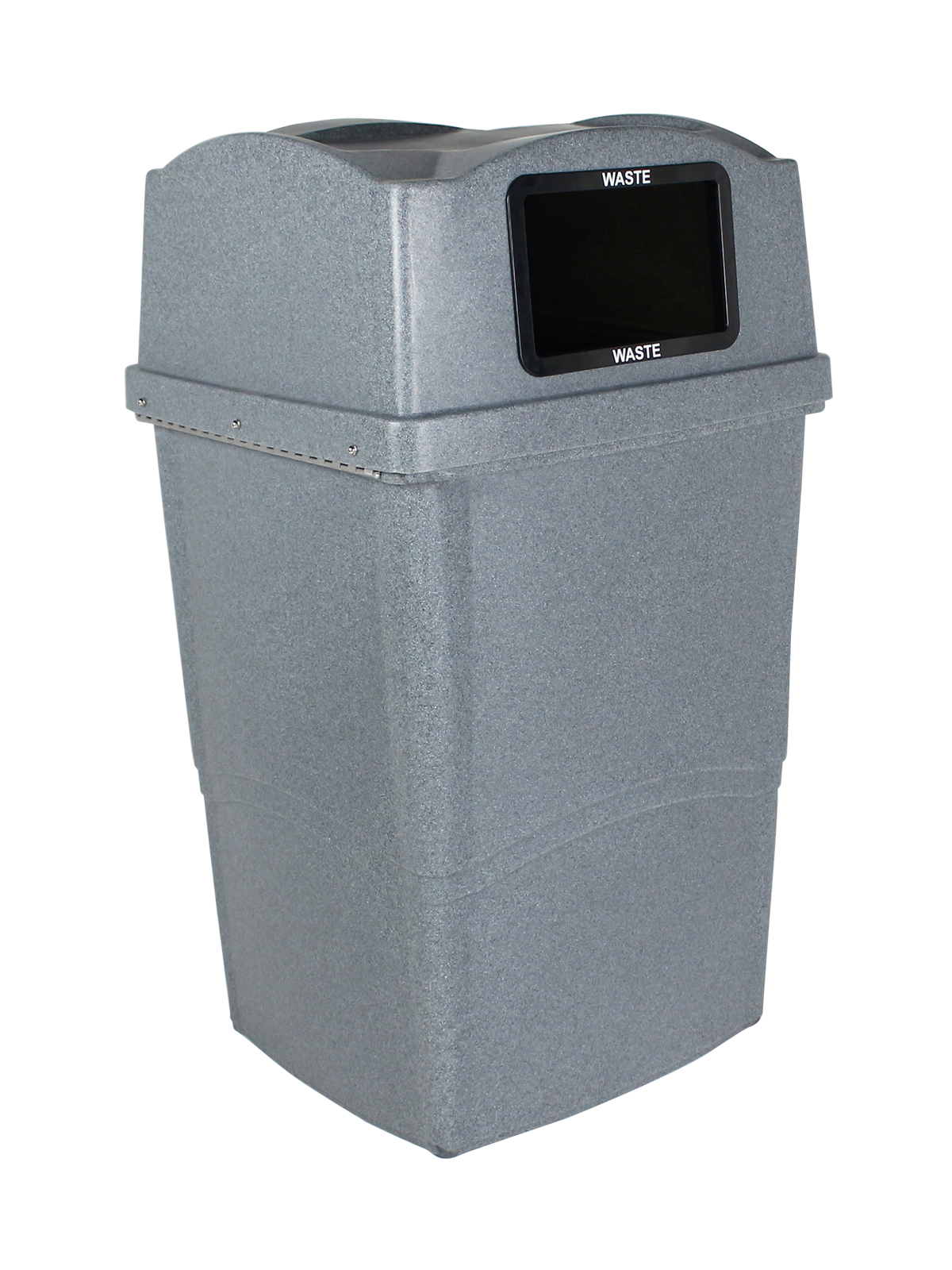 Busch Systems grey Wave container with single waste opening
