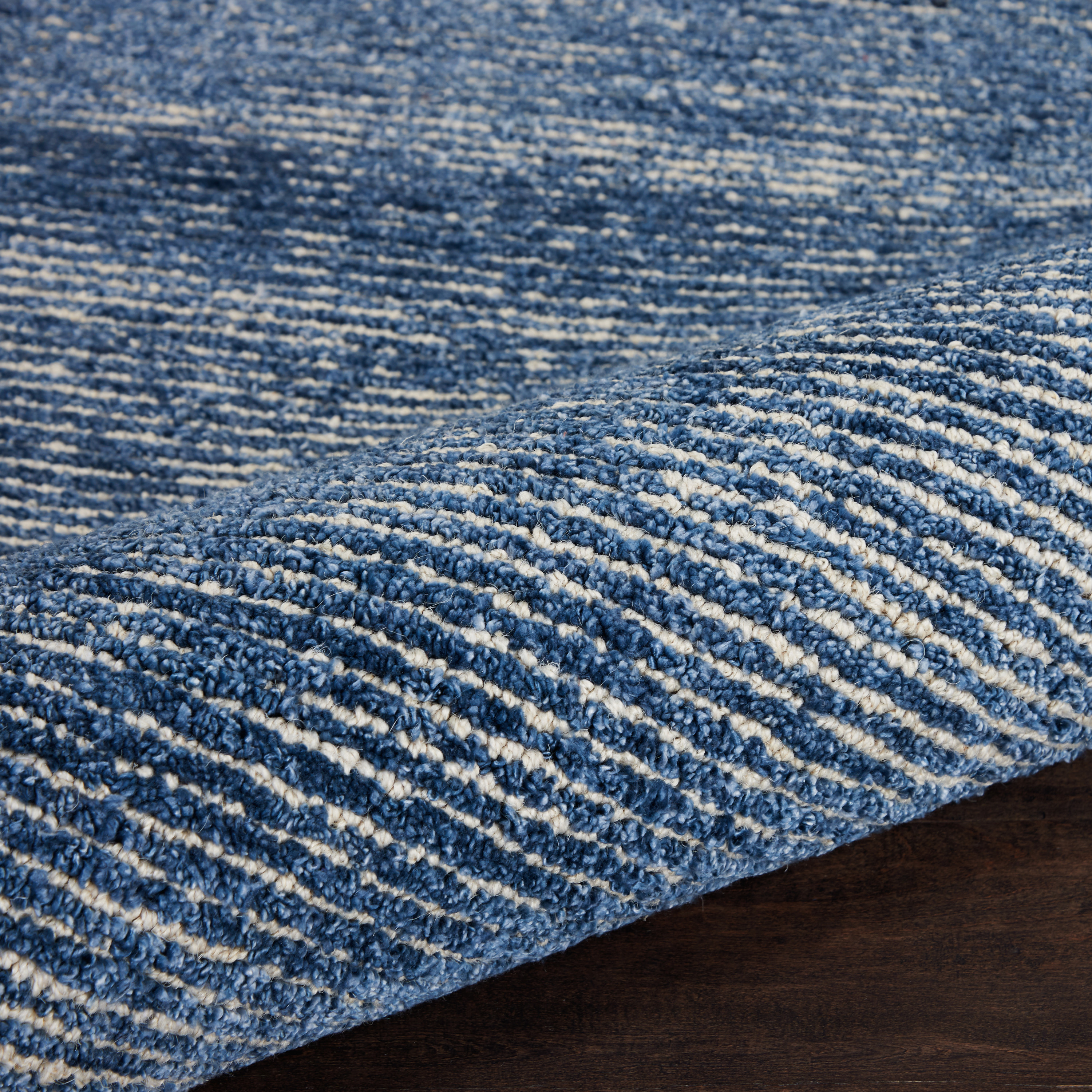Nourison Weston 9'6" x 13' Aegean Blue Modern Indoor Rug