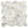 Presario Lumen White 12×12 Pebble Mosaic