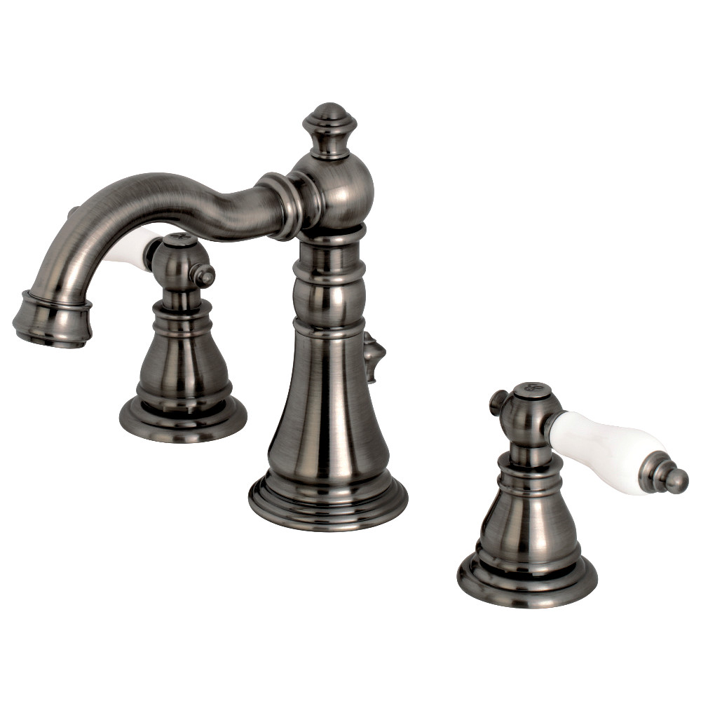 3-Hole Deck Mount Widespread Bathroom Faucet with Brass Pop-Up, Antique Copper with 6 Finish Options