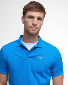 Active Short-Sleeved Polo Shirt Sports Blue