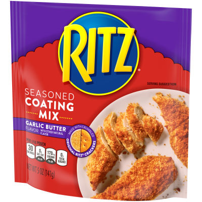 Ritz Garlic Butter Flavored Seasoned Cracker Coating Mix, 5 oz Bag