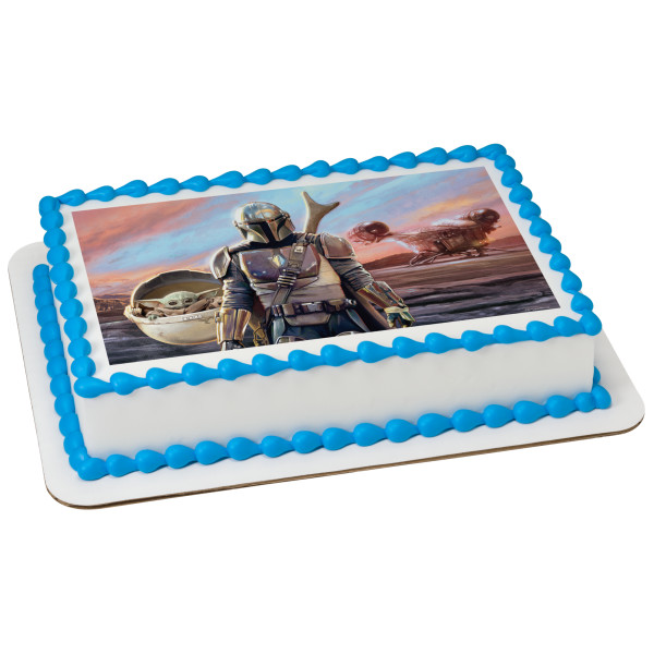 STAR WARS™ The Mandalorian The Mandalorian & The Bounty PhotoCake® Edible Image®