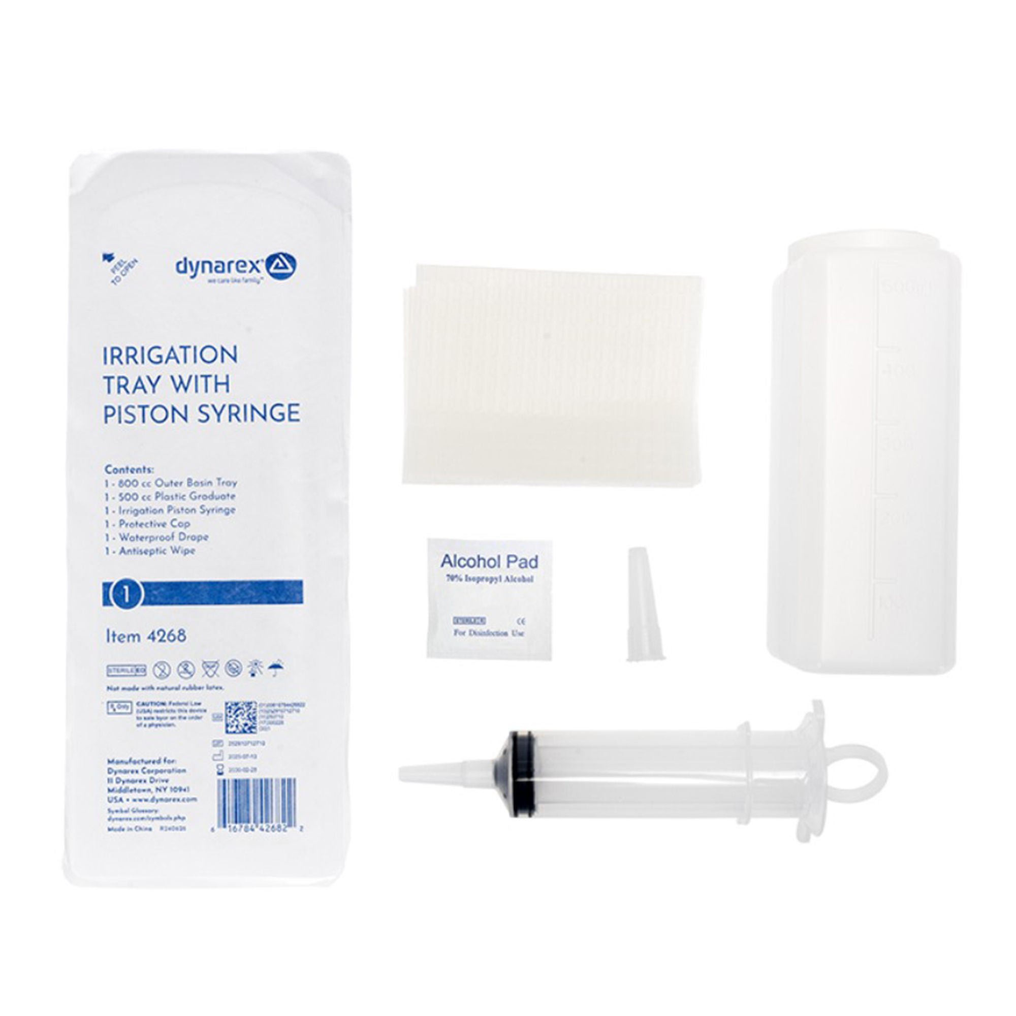 dynarex® Irrigation Kit with Piston Syringe