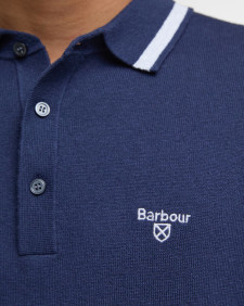 Rocton Knitted Polo Shirt Navy