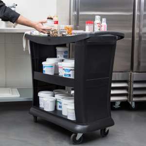 Rubbermaid Commercial, Executive Series, Utility Cart, Black