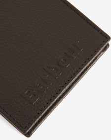 Debossed Logo Bifold Wallet Classic Black