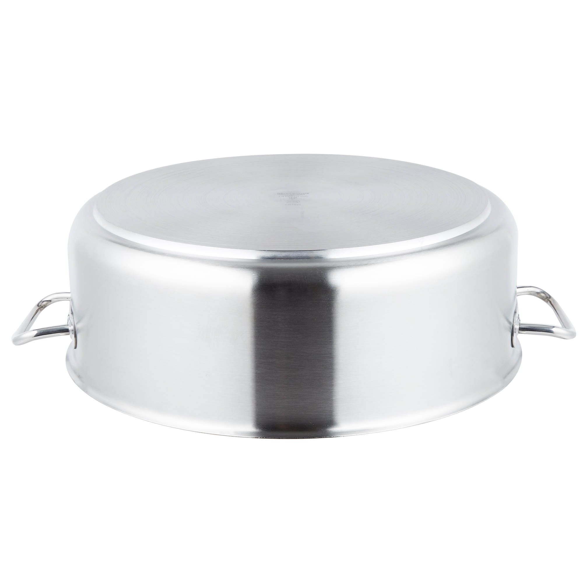 18quart Intrigue® stainless steel brazier with natural finish