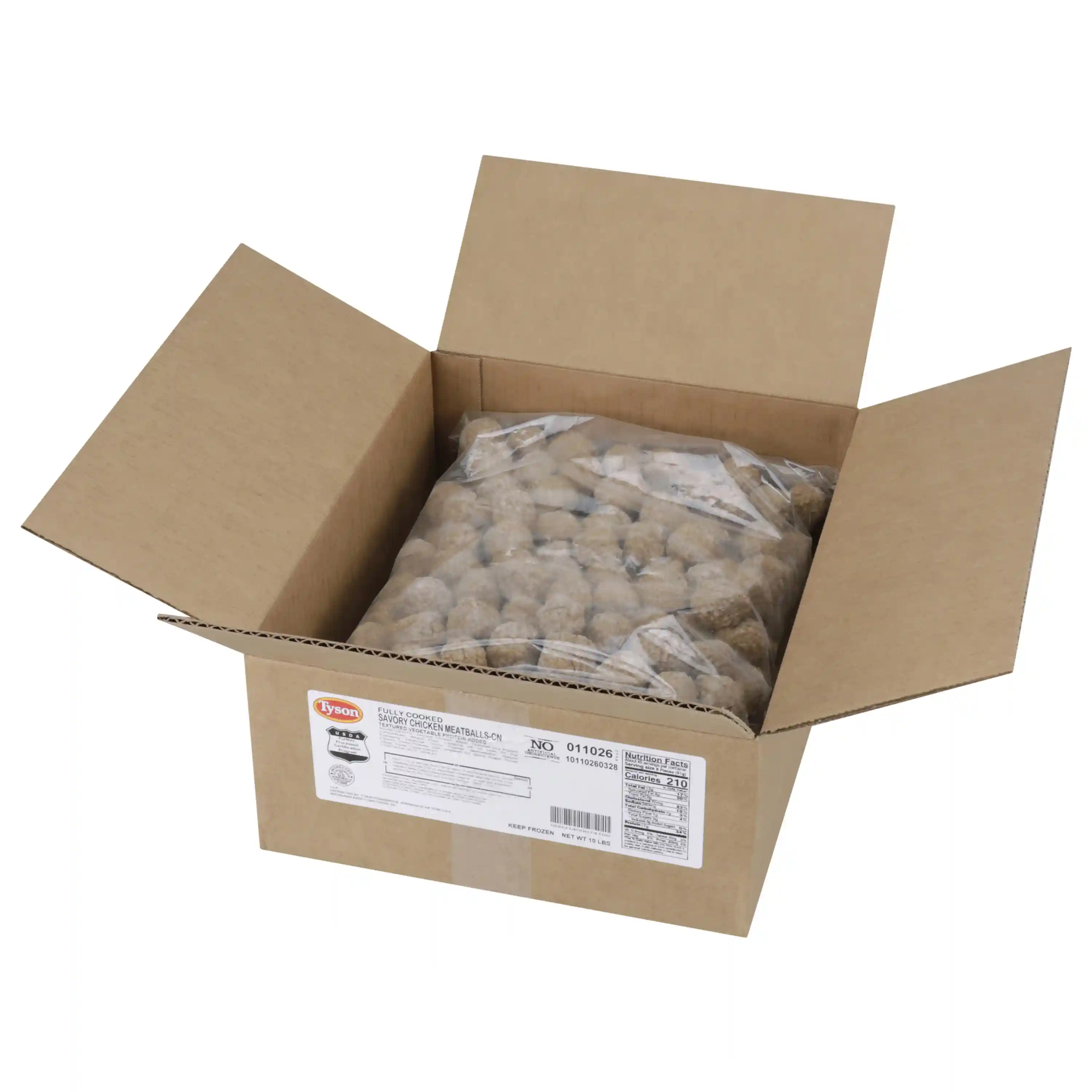 Tyson® Fully Cooked Chicken Meatballs, 0.576 oz._image_4