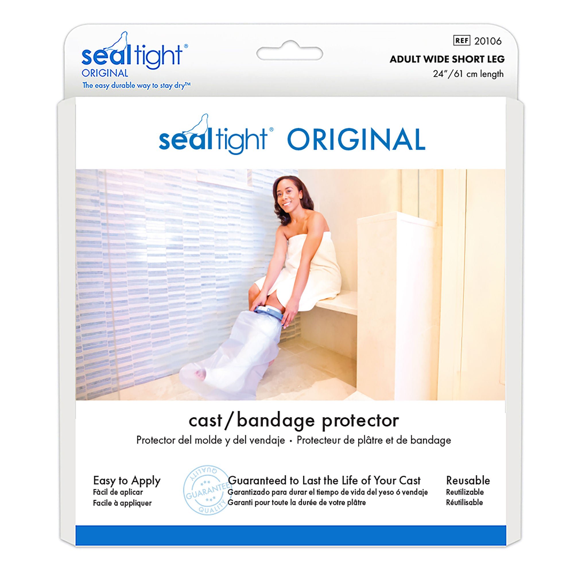 Seal-Tight® Original Cast Protector, 24-Inch Length, Wide Short Leg