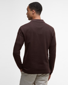 Polo Essential a maniche lunghe Dark Oak