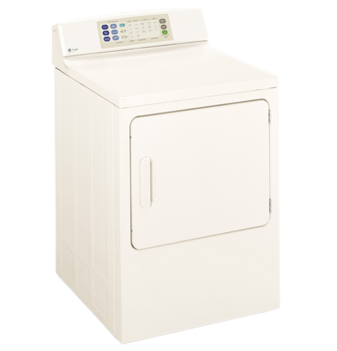 GE Profile™ 7.0 Cu. Ft. Super Capacity Gas Dryer with Stainless Steel Drum