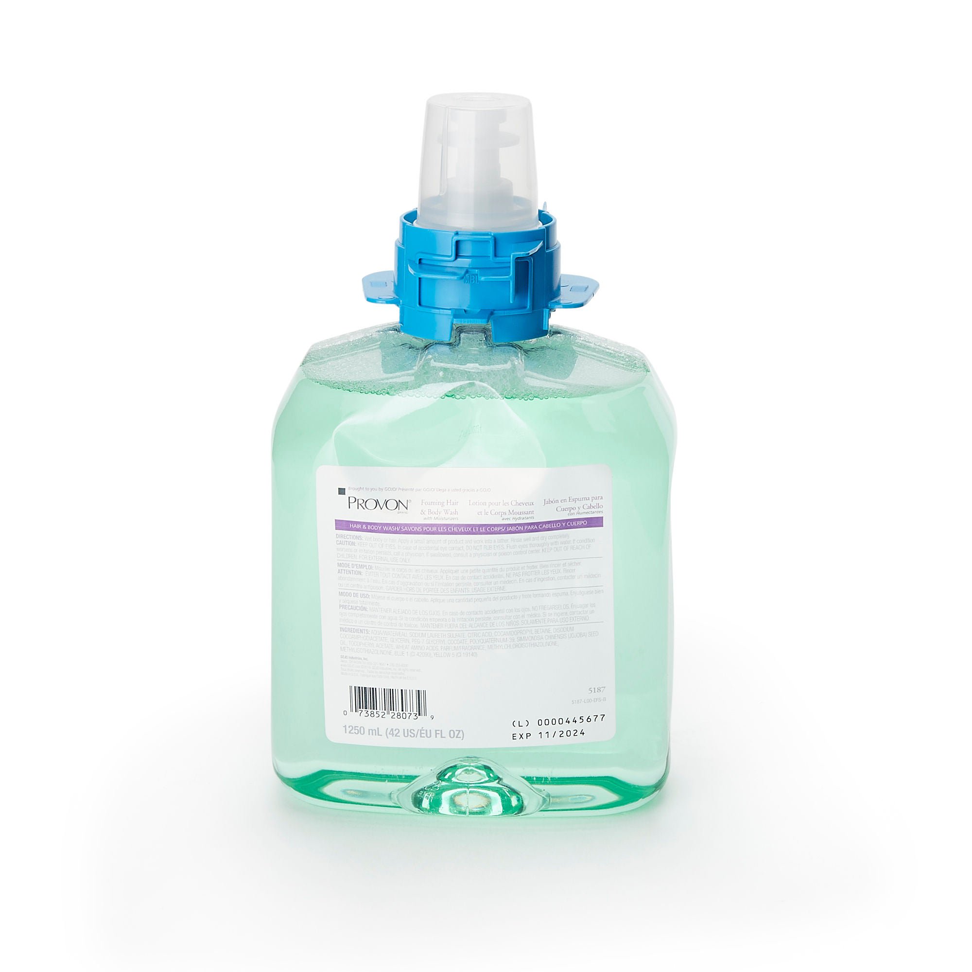 Provon® Foaming Hair and Body Wash with Moisturizers, 1,250 mL Dispenser Refill