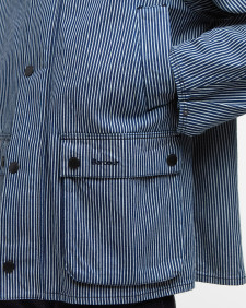 Giacca casual Bedale oversize a righe 