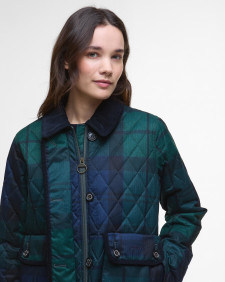 Giacca trapuntata Loudon in tartan 