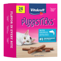 Image of Vitakraft PurrSticks™ Cat Treat, Chicken Recipe with Salmon, 24 count