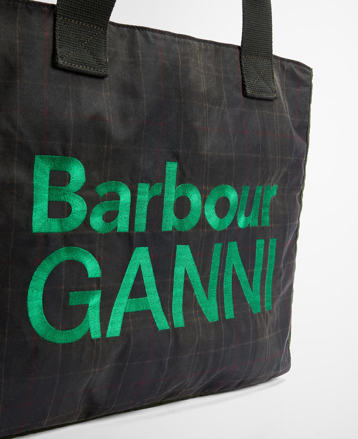 Barbour x GANNI Waxed Tote Bag image number 6