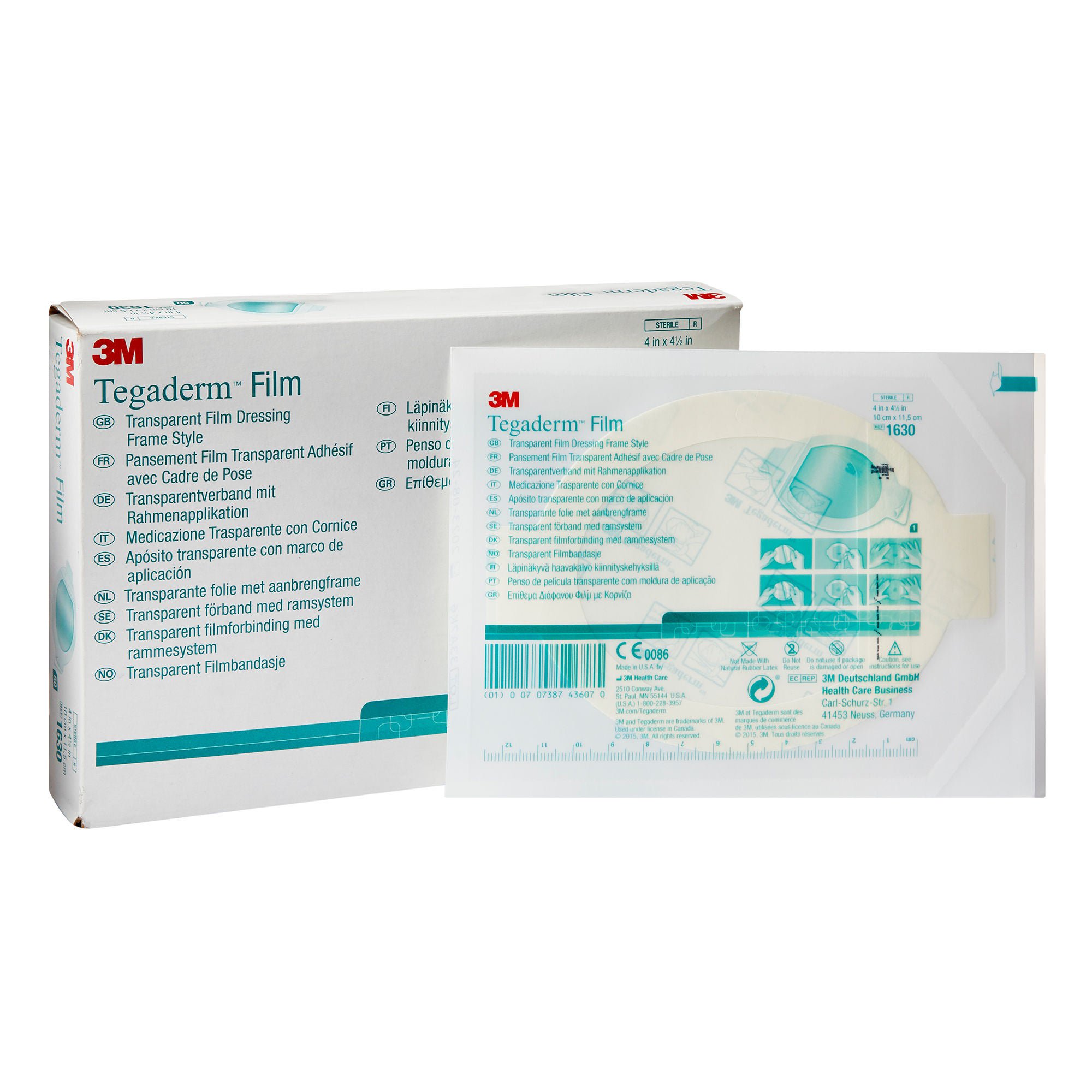 Solventum Corporation DRESSING, TRANSP 4"X4 1/2" (50/BX 4BX/CS) 3M