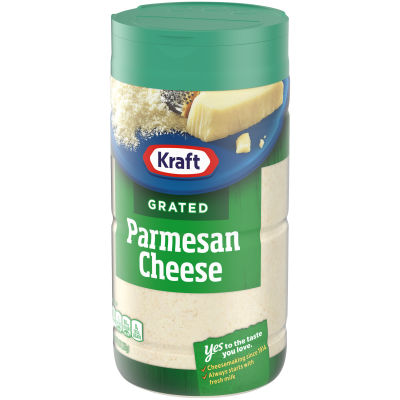 Kraft Parmesan Grated Cheese, 8 oz Shaker