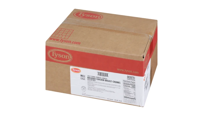Tyson® Fully Cooked Breaded Chicken Breast Chunks_image_5