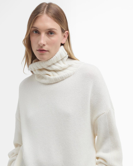 Maglione Josephine a collo alto con risvolto