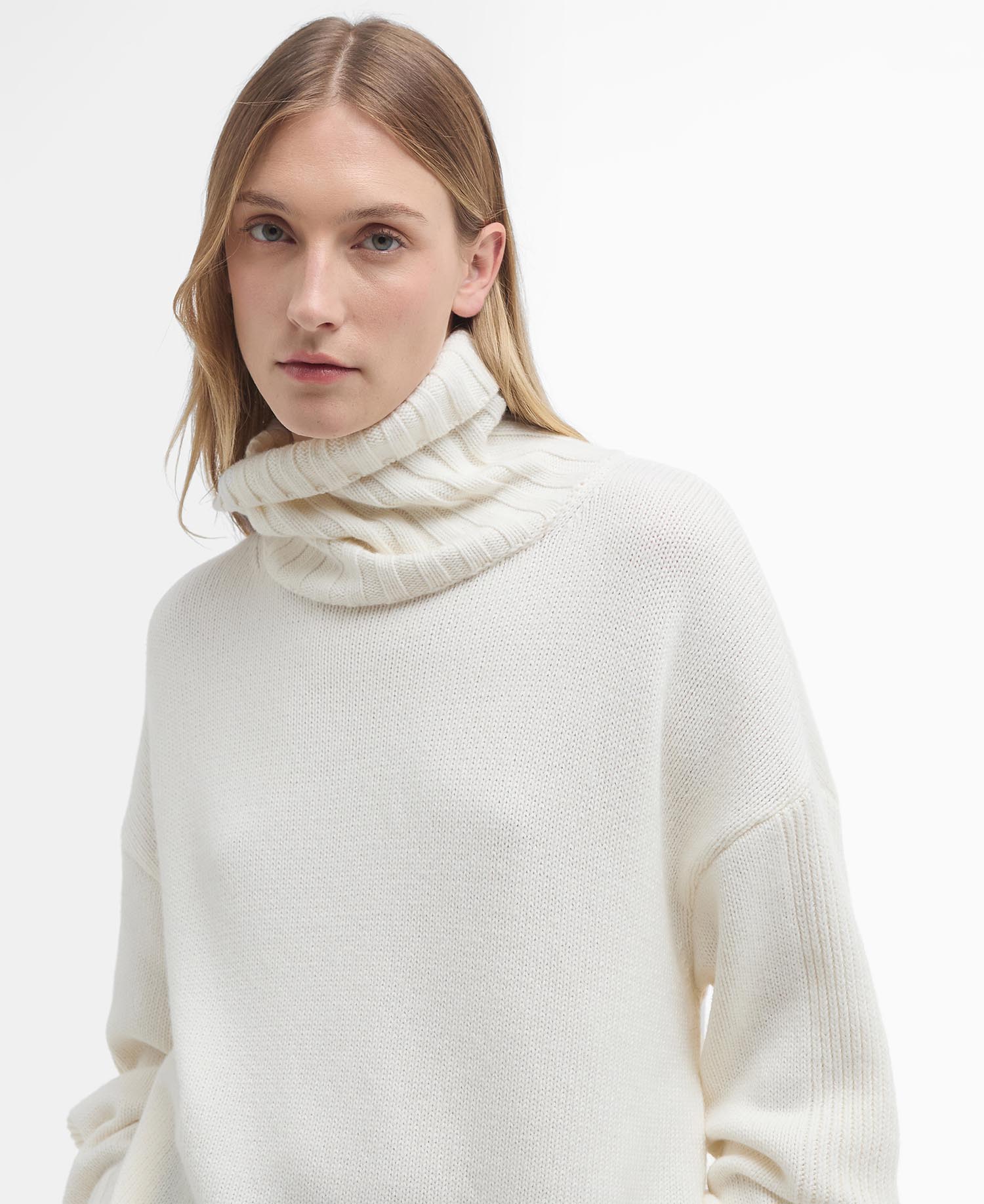 Maglione Josephine a collo alto con risvolto image number 3