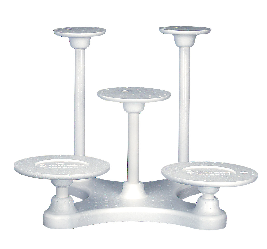 White 5 Tier Disposable Cake Stand Decopac 1170