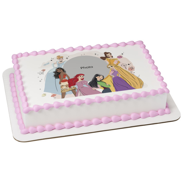 Disney Princess Best Friends PhotoCake® Edible Image® Frame