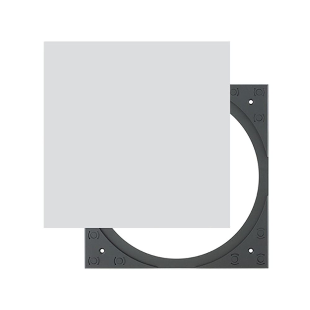 PS-C83/C63RTLP SQUARE ADAPTER W/ GRILLE WHITE (1 PAIR)