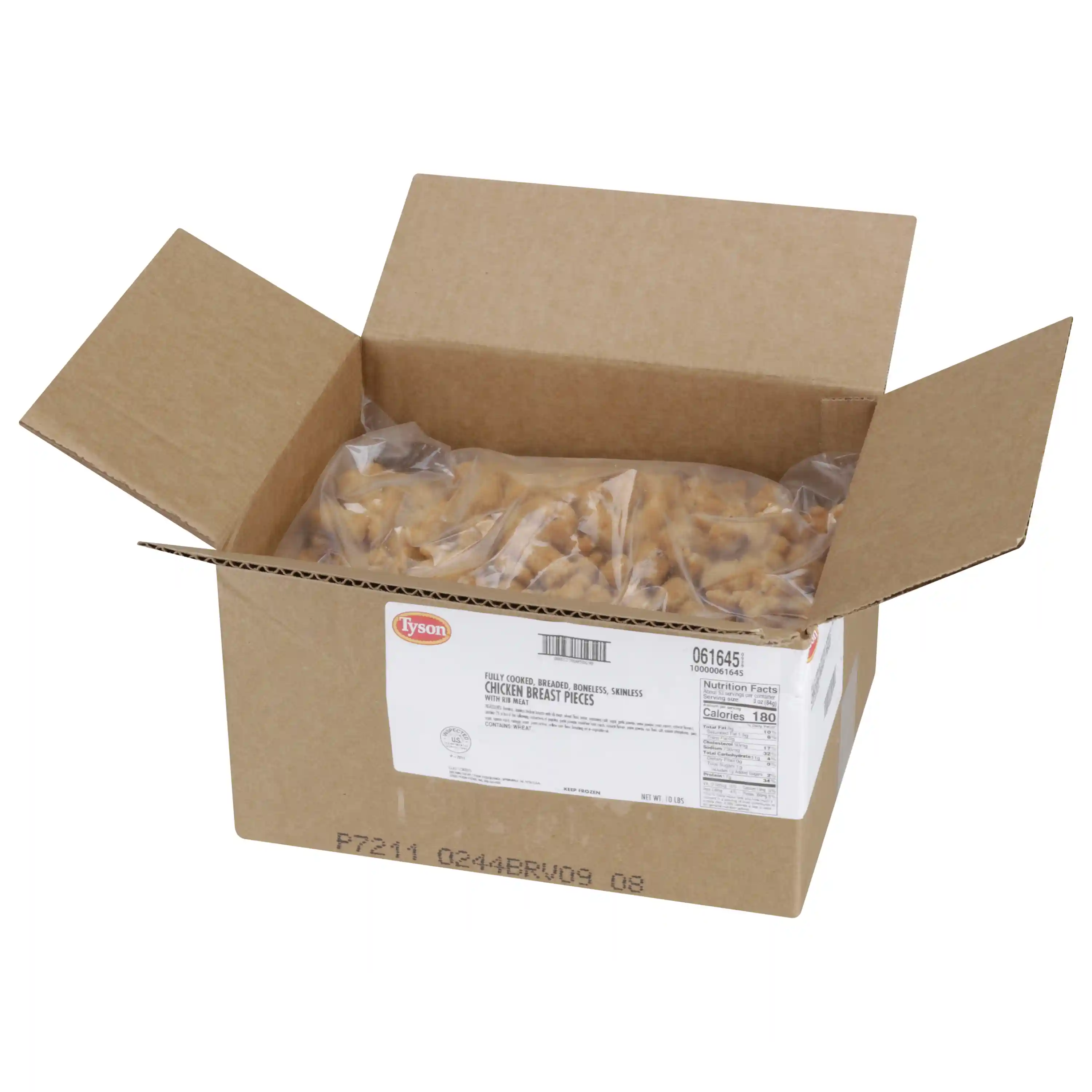 Tyson® Mini Fully Cooked Lightly Breaded Whole Muscle Chicken Bites_image_4