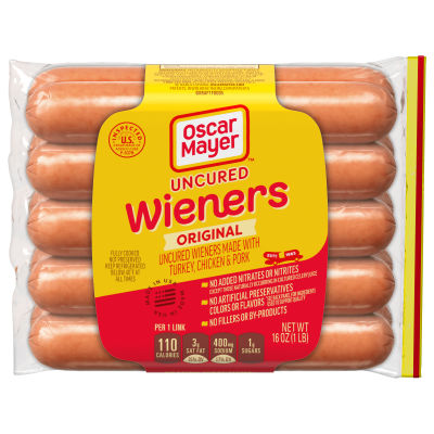 Oscar Mayer Classic Uncured Wieners, 10 ct Pack