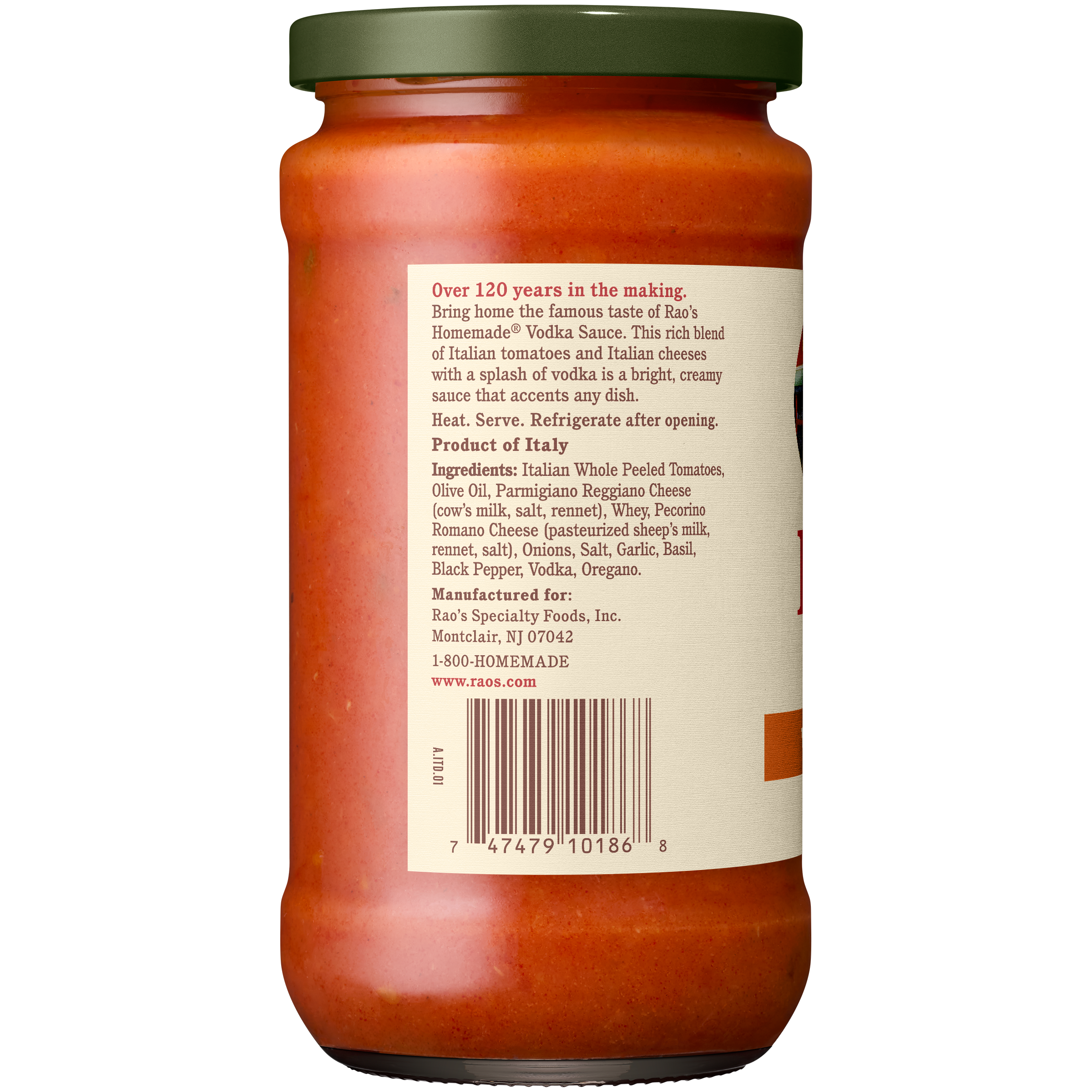 Vodka Sauce, 15.5 oz - Left Image