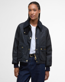 Cropped Beadnell Waxed Jacket 