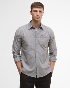 Camicia Marsden a maniche lunghe dalla vestibilità leggermente aderente Dark Oak