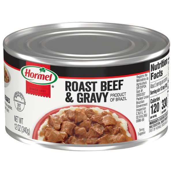 HORMEL(r) Roast Beef & Gravy, 12/12oz. . C1C1 - Front Center In Package (Hi Res)