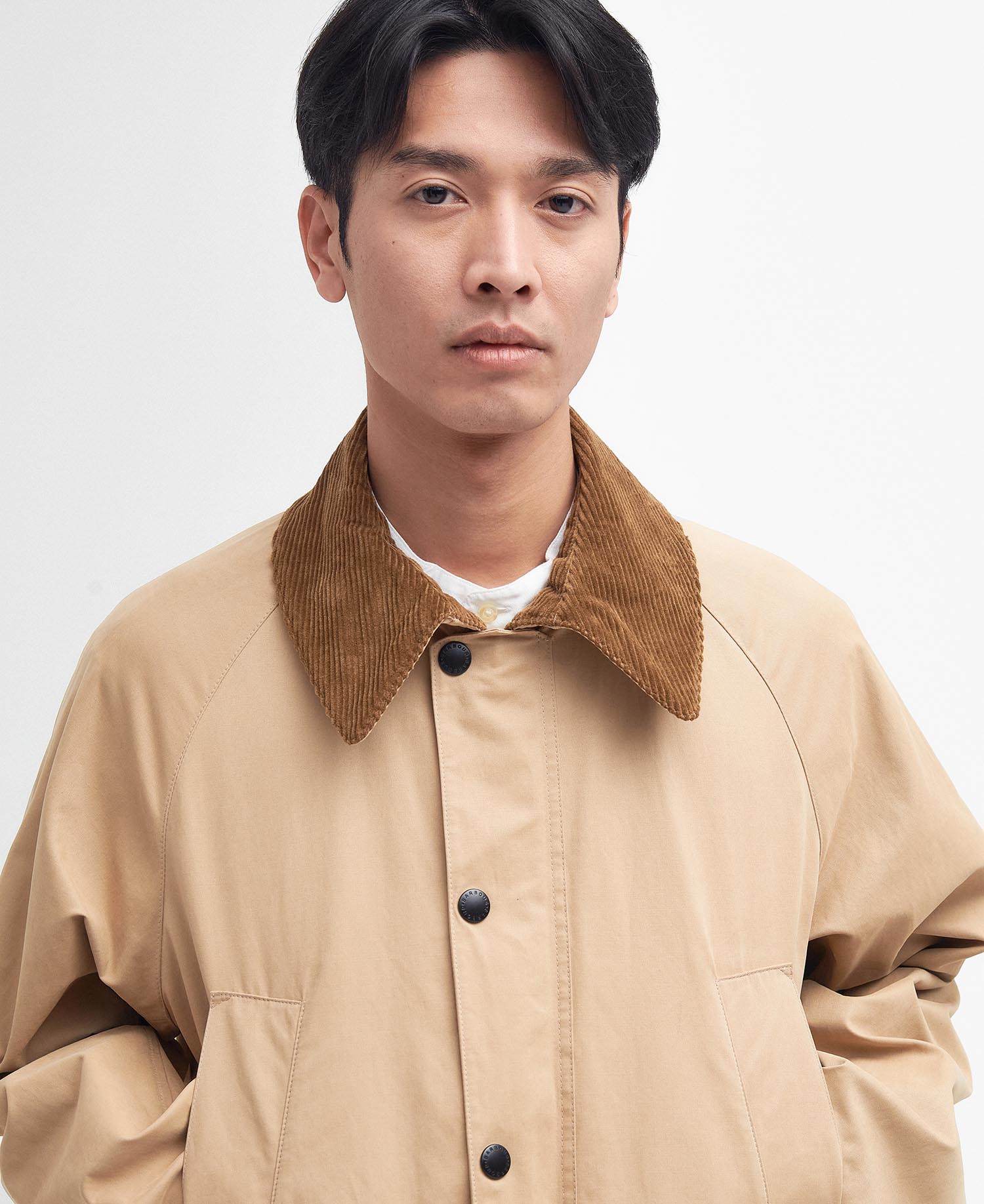 Peached Oversized Bedale Casual Jacket image number 3